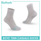 Biofresh Boys’ Antimicrobial Cotton Thin Casual Socks 1 pair in 1 pack RBC631
