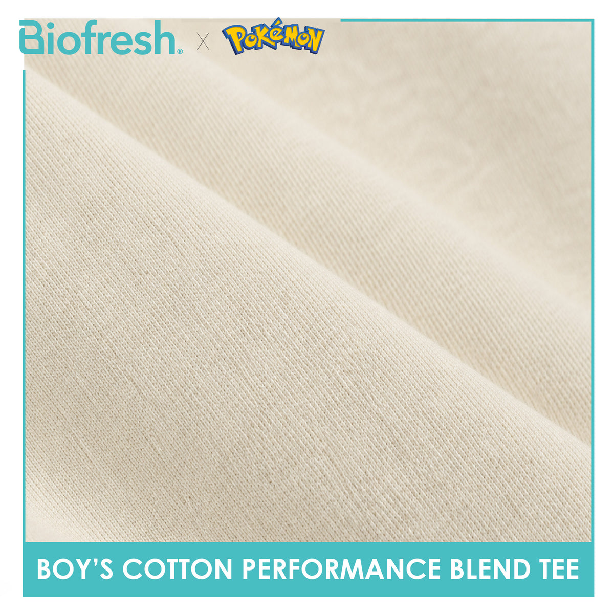 Biofresh | Pokemon Boys’ Antimicrobial Cotton Performance Blend Tee 1 piece PKBSR621