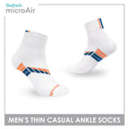 Biofresh Microair Men's Antimicrobial Thin Casual Ankle Compression Socks 1 pair MMCP611