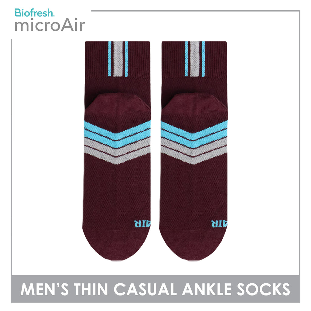 Biofresh Microair Men's Antimicrobial Thin Casual Ankle Compression Socks 1 pair MMCP611