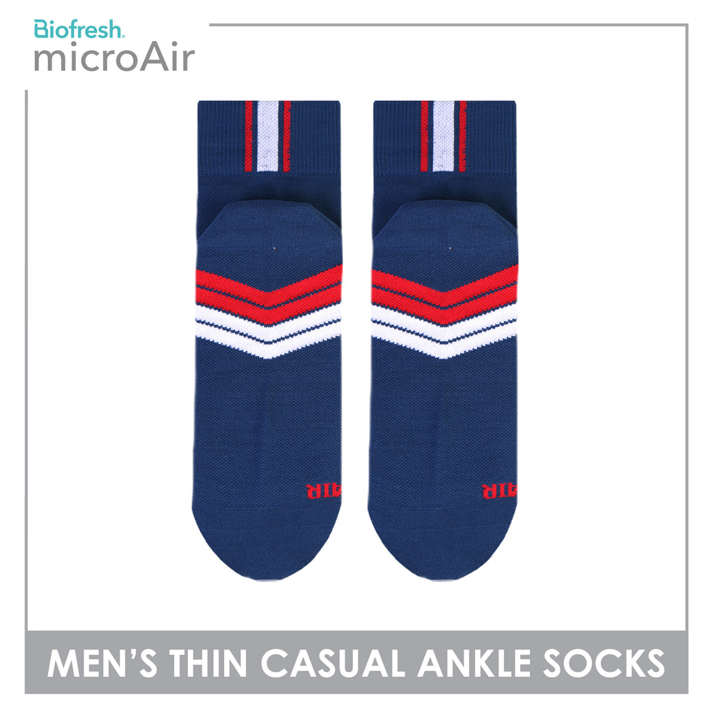 Biofresh Microair Men's Antimicrobial Thin Casual Ankle Compression Socks 1 pair MMCP611