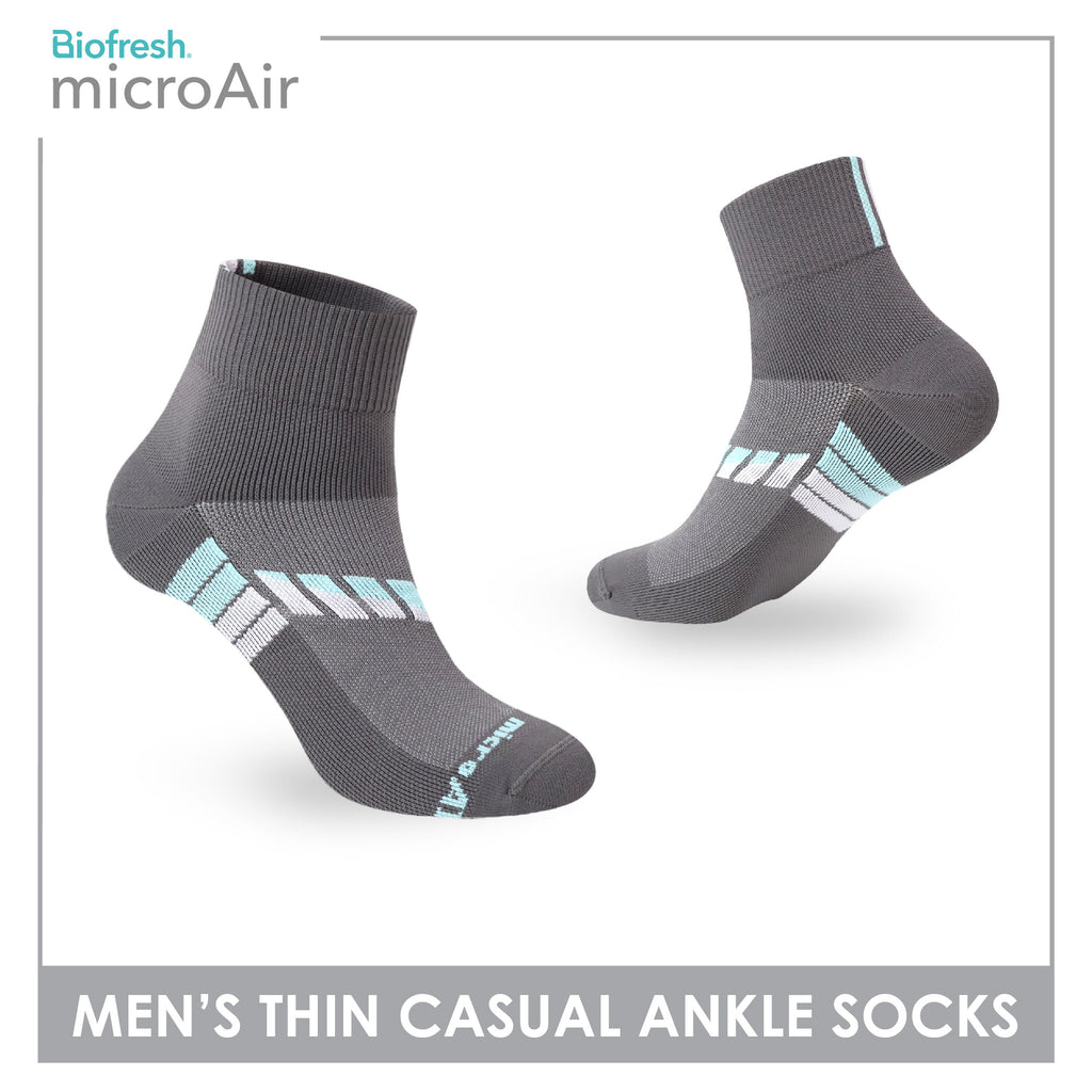 Biofresh Microair Men's Antimicrobial Thin Casual Ankle Compression Socks 1 pair MMCP611
