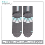 Biofresh Microair Men's Antimicrobial Thin Casual Ankle Compression Socks 1 pair MMCP611