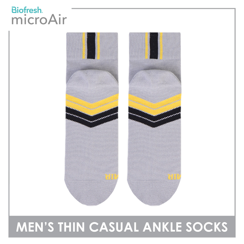 Biofresh Microair Men's Antimicrobial Thin Casual Ankle Compression Socks 1 pair MMCP611
