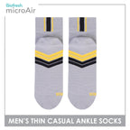 Biofresh Microair Men's Antimicrobial Thin Casual Ankle Compression Socks 1 pair MMCP611