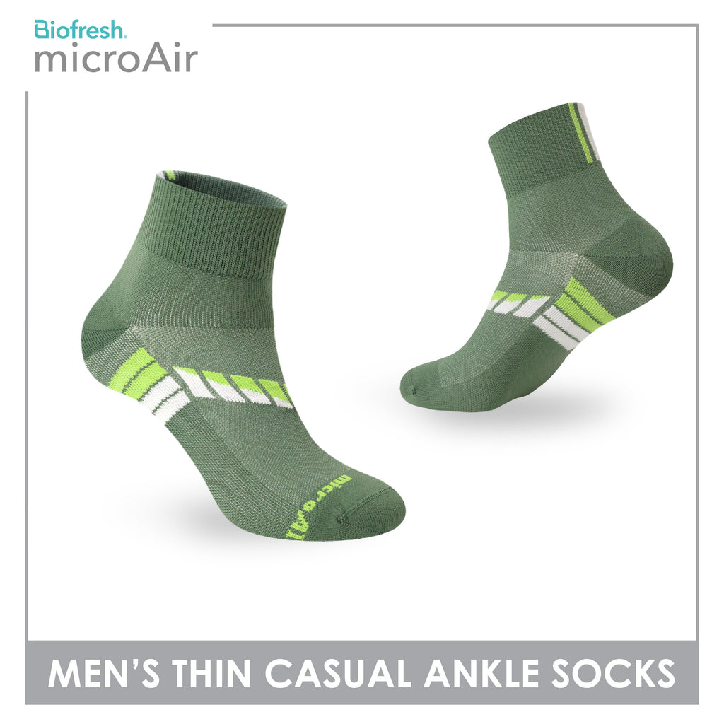 Biofresh Microair Men's Antimicrobial Thin Casual Ankle Compression Socks 1 pair MMCP611