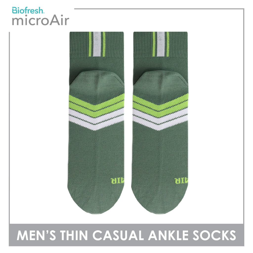 Biofresh Microair Men's Antimicrobial Thin Casual Ankle Compression Socks 1 pair MMCP611