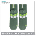 Biofresh Microair Men's Antimicrobial Thin Casual Ankle Compression Socks 1 pair MMCP611