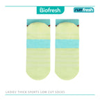 Biofresh Runfresh Ladies' Antimicrobial Cotton Thick Sports Low Cut Socks 1 pair RRLS611