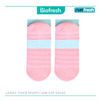 Biofresh Runfresh Ladies' Antimicrobial Cotton Thick Sports Low Cut Socks 1 pair RRLS611
