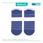 Biofresh Runfresh Ladies' Antimicrobial Cotton Thick Sports Low Cut Socks 1 pair RRLS611