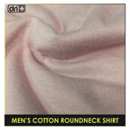 Dri Plus Men’s Anti-Odor Sweat Wicking Cotton Plain Roundneck Shirt 1 piece DUMSRC627