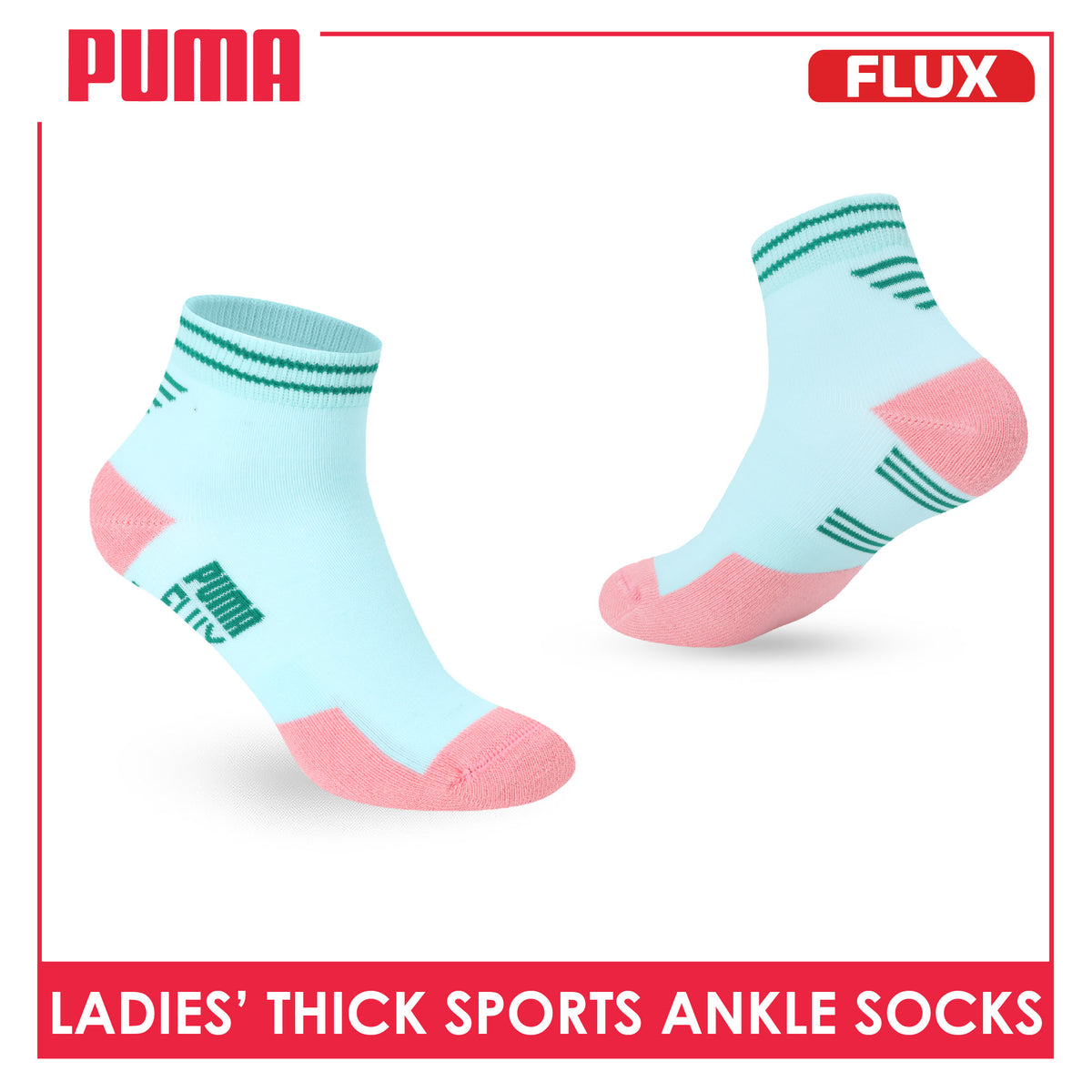 Puma Flux Ladies' Cotton Thick Sports Ankle Socks 1 pair ZLSK611