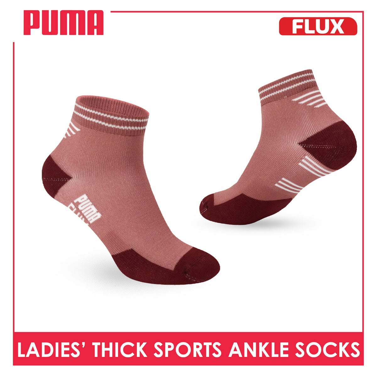 Puma Flux Ladies' Cotton Thick Sports Ankle Socks 1 pair ZLSK611