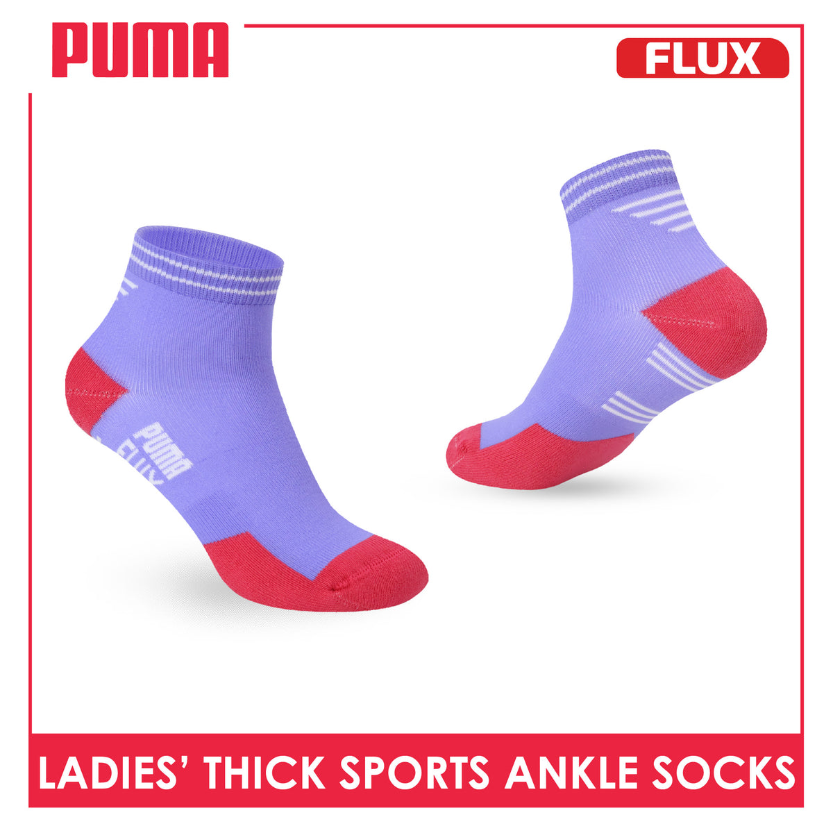 Puma Flux Ladies' Cotton Thick Sports Ankle Socks 1 pair ZLSK611