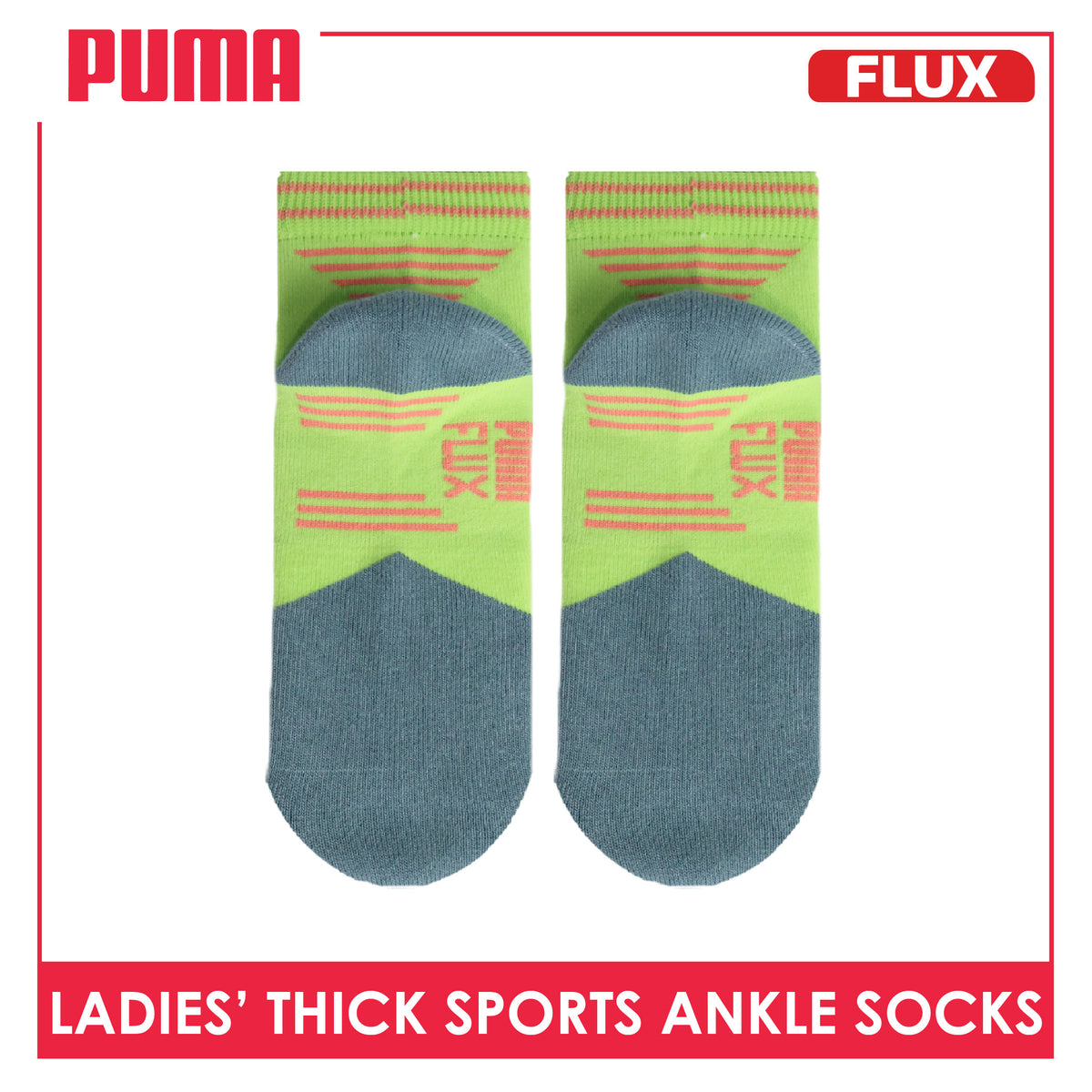Puma Flux Ladies' Cotton Thick Sports Ankle Socks 1 pair ZLSK611