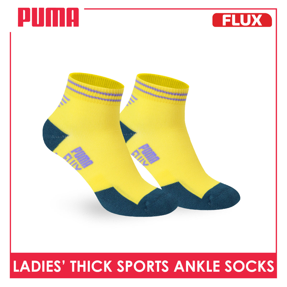 Puma Flux Ladies' Cotton Thick Sports Ankle Socks 1 pair ZLSK611
