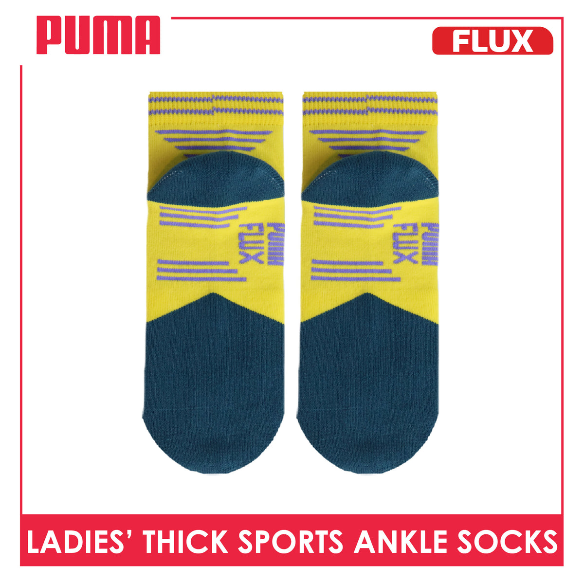 Puma Flux Ladies' Cotton Thick Sports Ankle Socks 1 pair ZLSK611