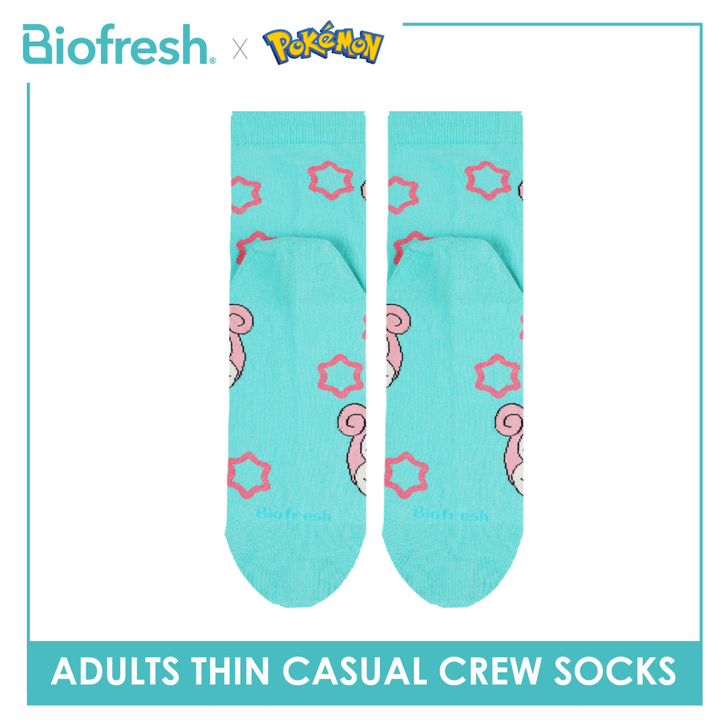 Biofresh | Pokemon Adults Antimicrobial Cotton Thin Casual Crew Socks 1 pair PKRMC631