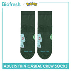 Biofresh | Pokemon Adults Antimicrobial Cotton Thin Casual Crew Socks 1 pair PKRMC631