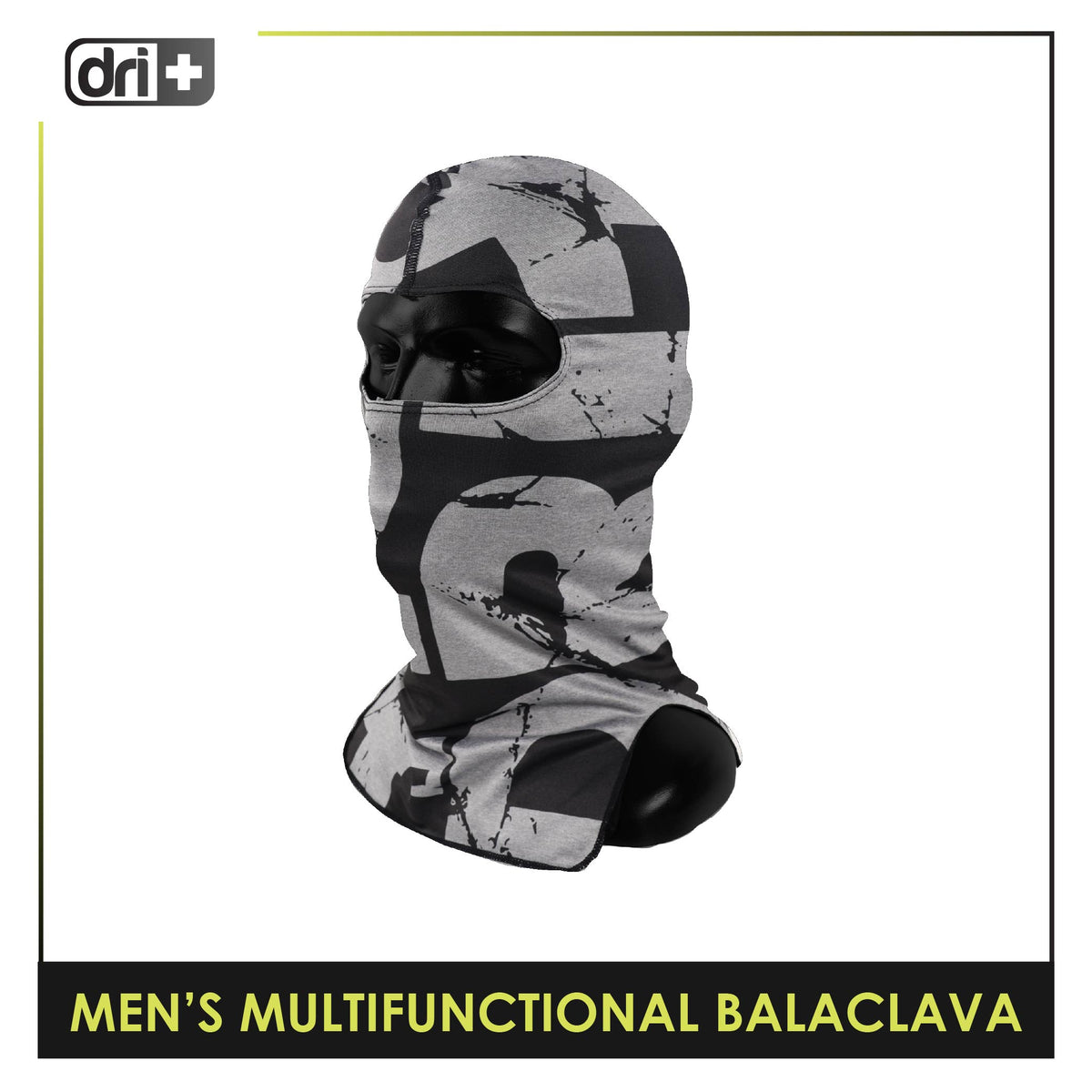 Dri Plus Men's Bold Multifunctional Moisture Wicking Balaclava 1 piece DUMB623