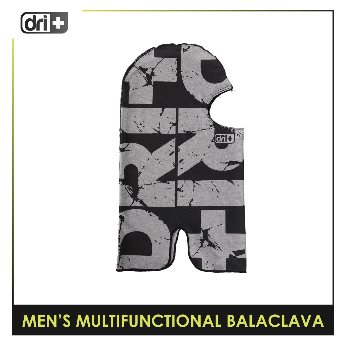 Dri Plus Men's Bold Multifunctional Moisture Wicking Balaclava 1 piece DUMB623
