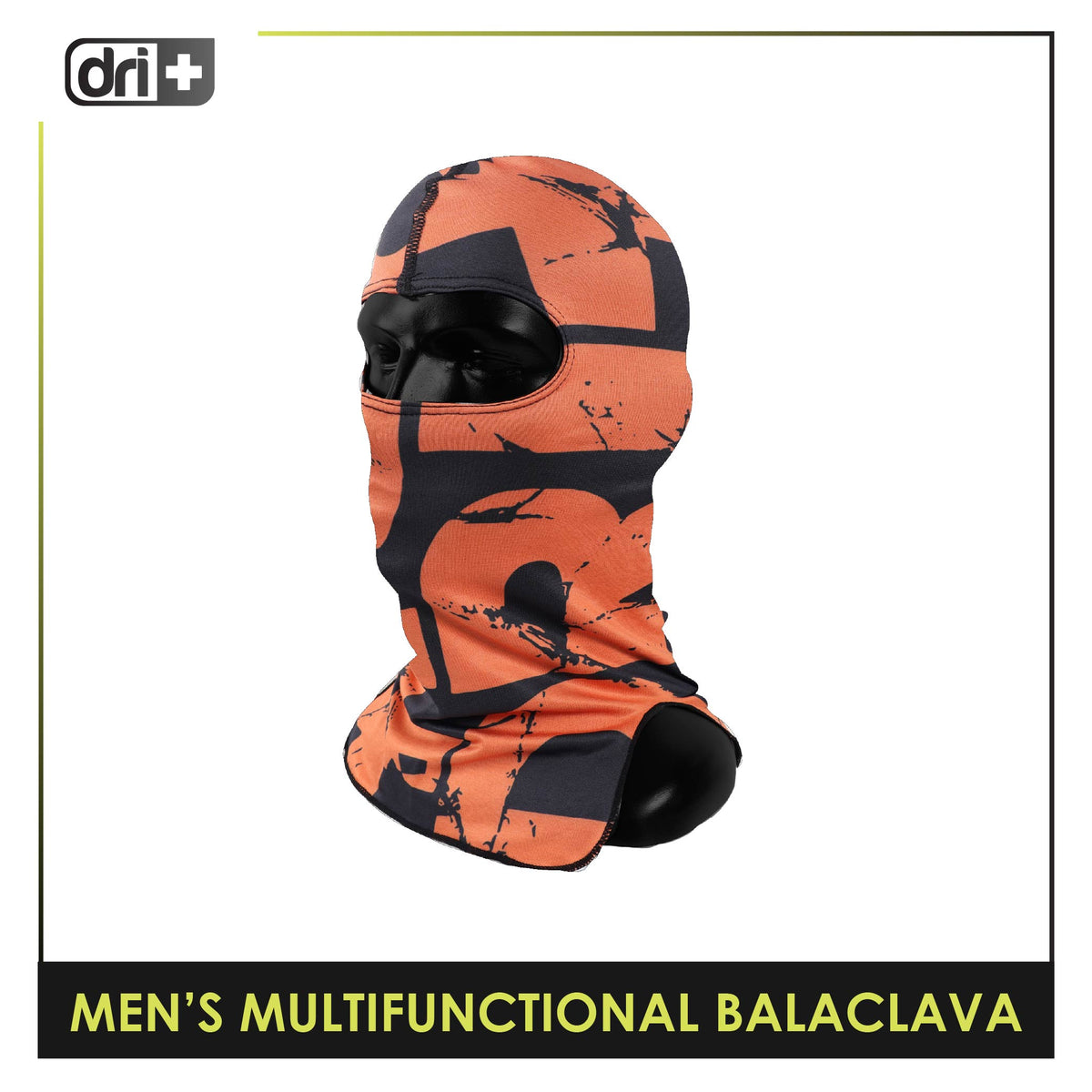 Dri Plus Men's Bold Multifunctional Moisture Wicking Balaclava 1 piece DUMB623