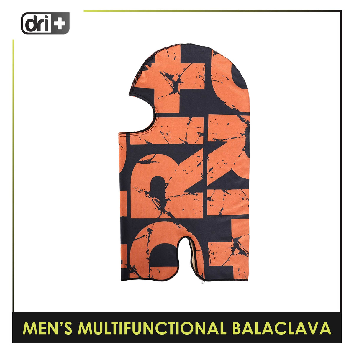 Dri Plus Men's Bold Multifunctional Moisture Wicking Balaclava 1 piece DUMB623