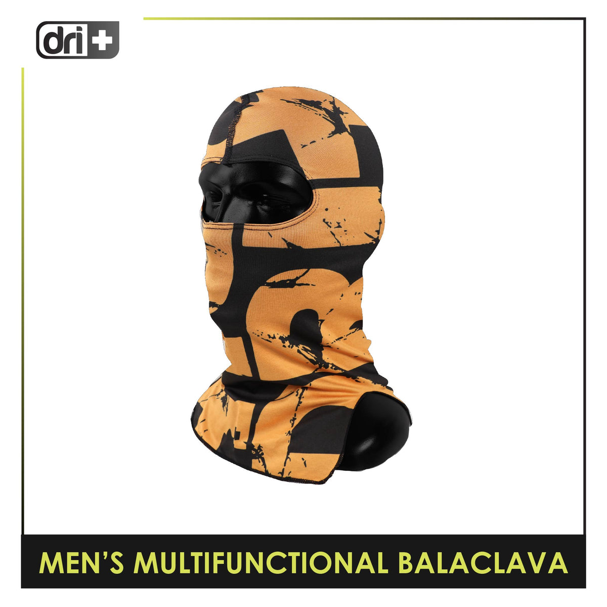 Dri Plus Men's Bold Multifunctional Moisture Wicking Balaclava 1 piece DUMB623