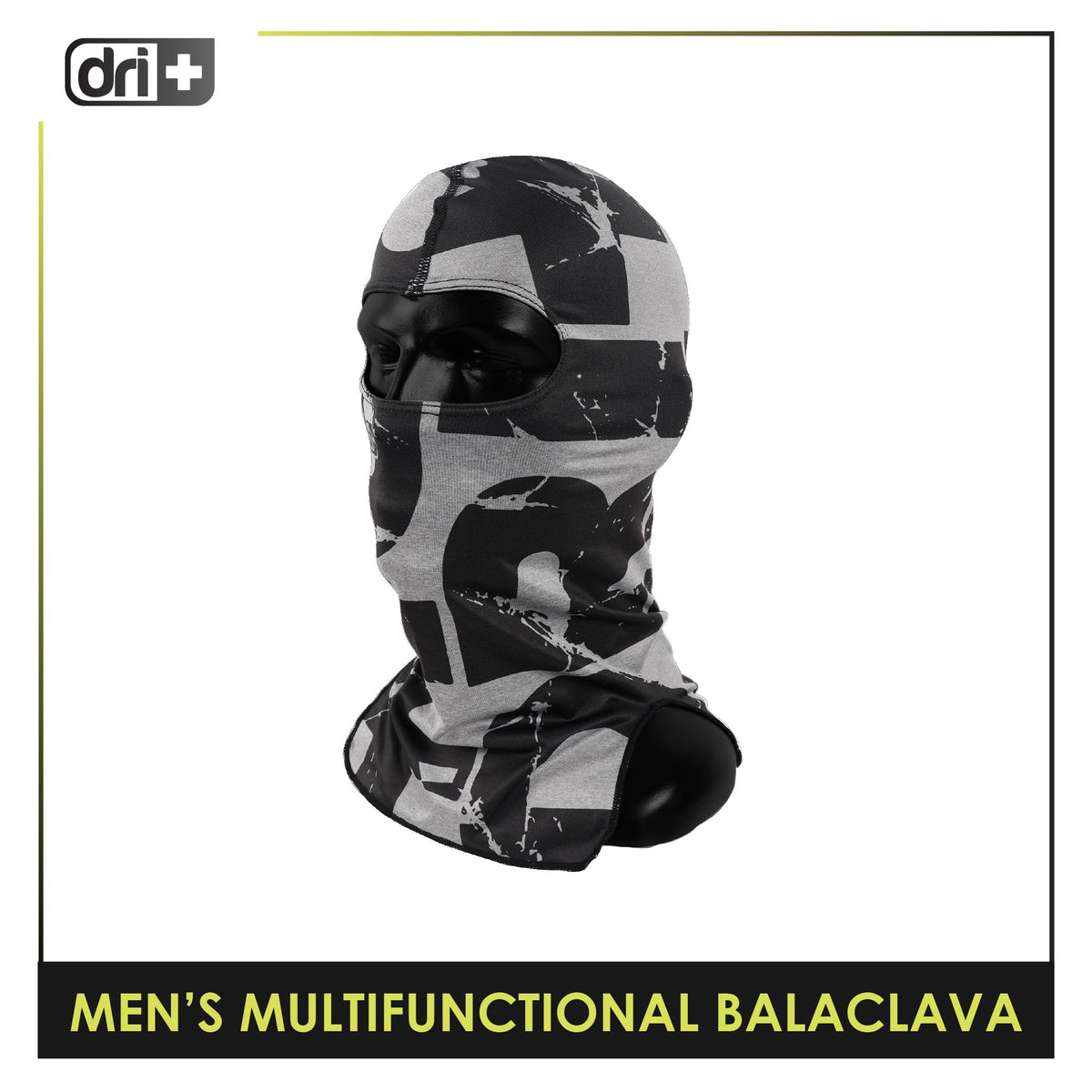 Dri Plus Men's Bold Multifunctional Moisture Wicking Balaclava 1 piece DUMB623