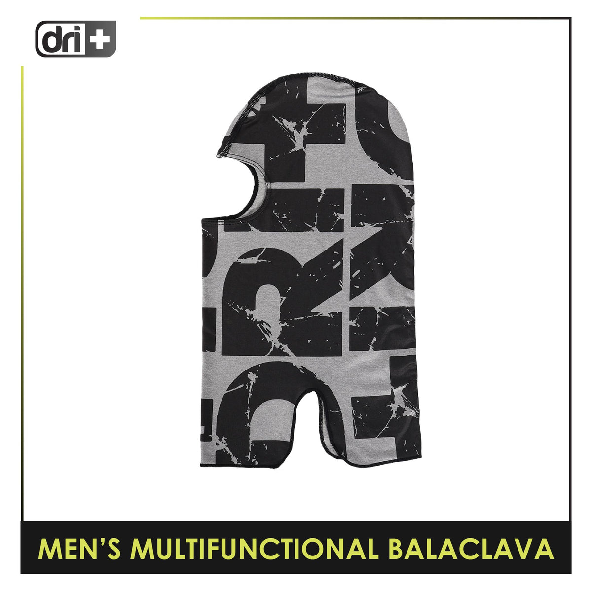 Dri Plus Men's Bold Multifunctional Moisture Wicking Balaclava 1 piece DUMB623
