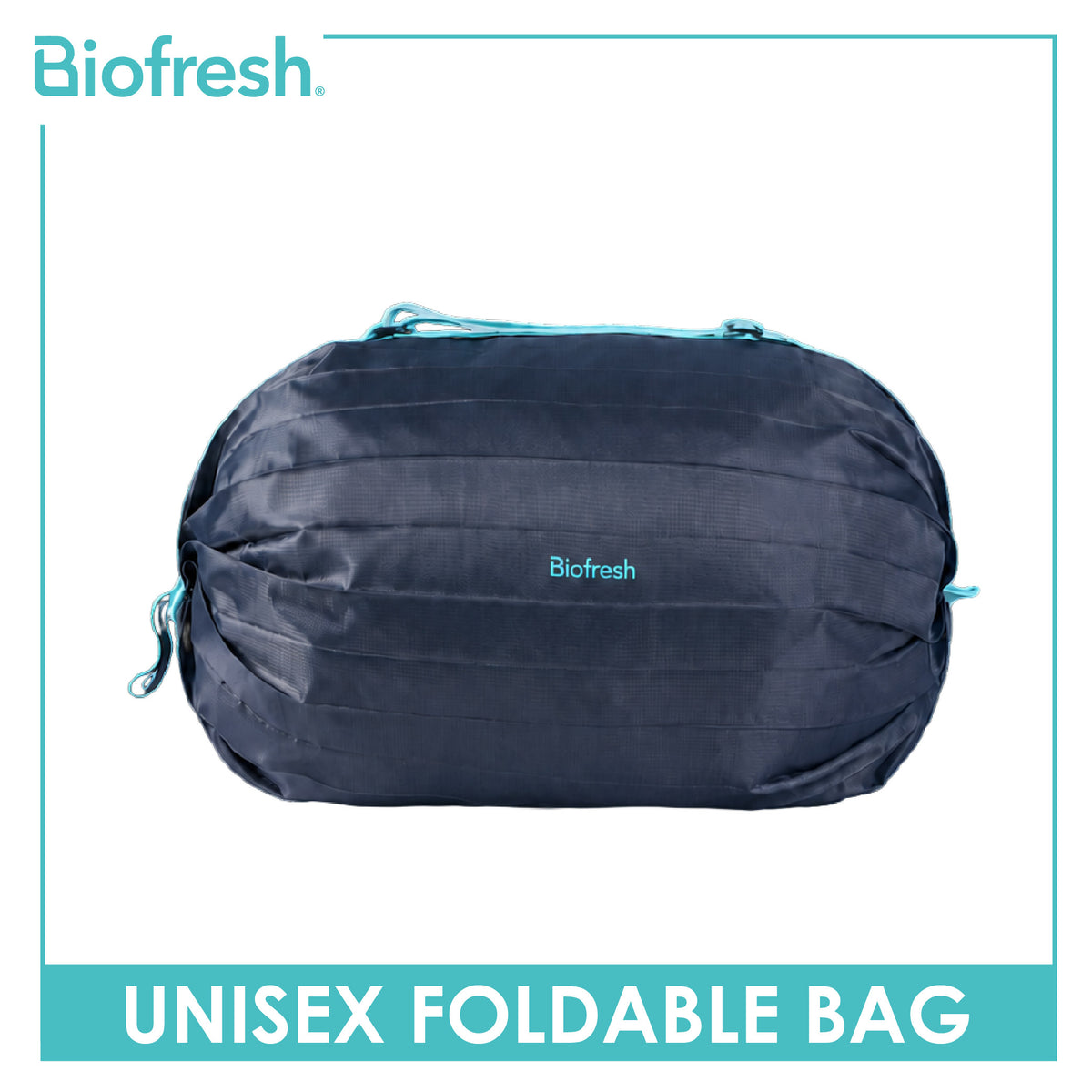 Biofresh Unisex Antimicrobial Foldable Bag 1 piece RFBAG
