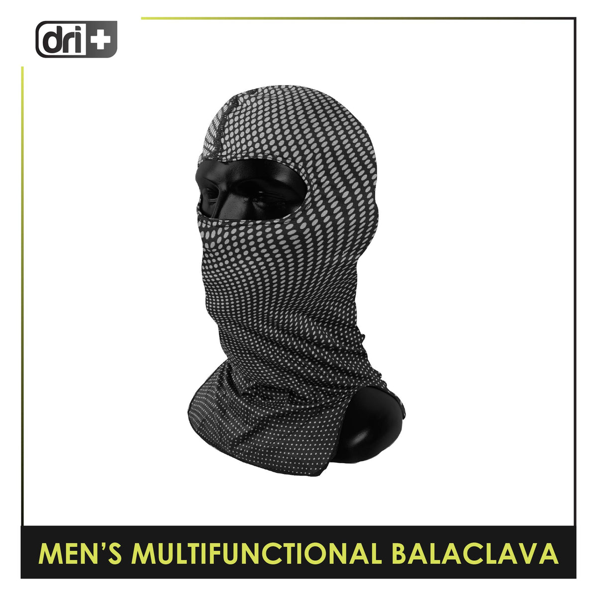 Dri Plus Men's Mirage Multifunctional Moisture Wicking Balaclava 1 piece DUMB624