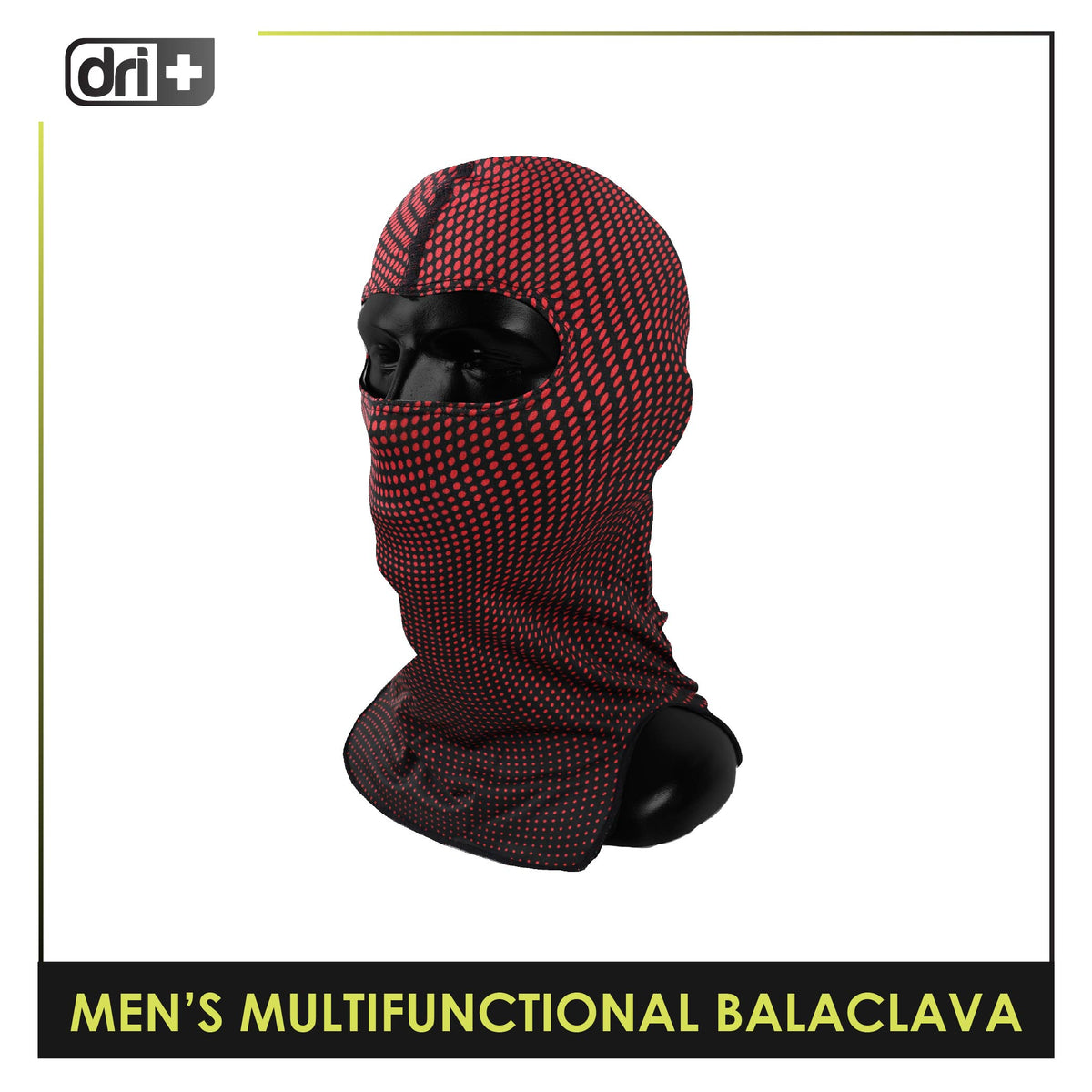 Dri Plus Men's Mirage Multifunctional Moisture Wicking Balaclava 1 piece DUMB624