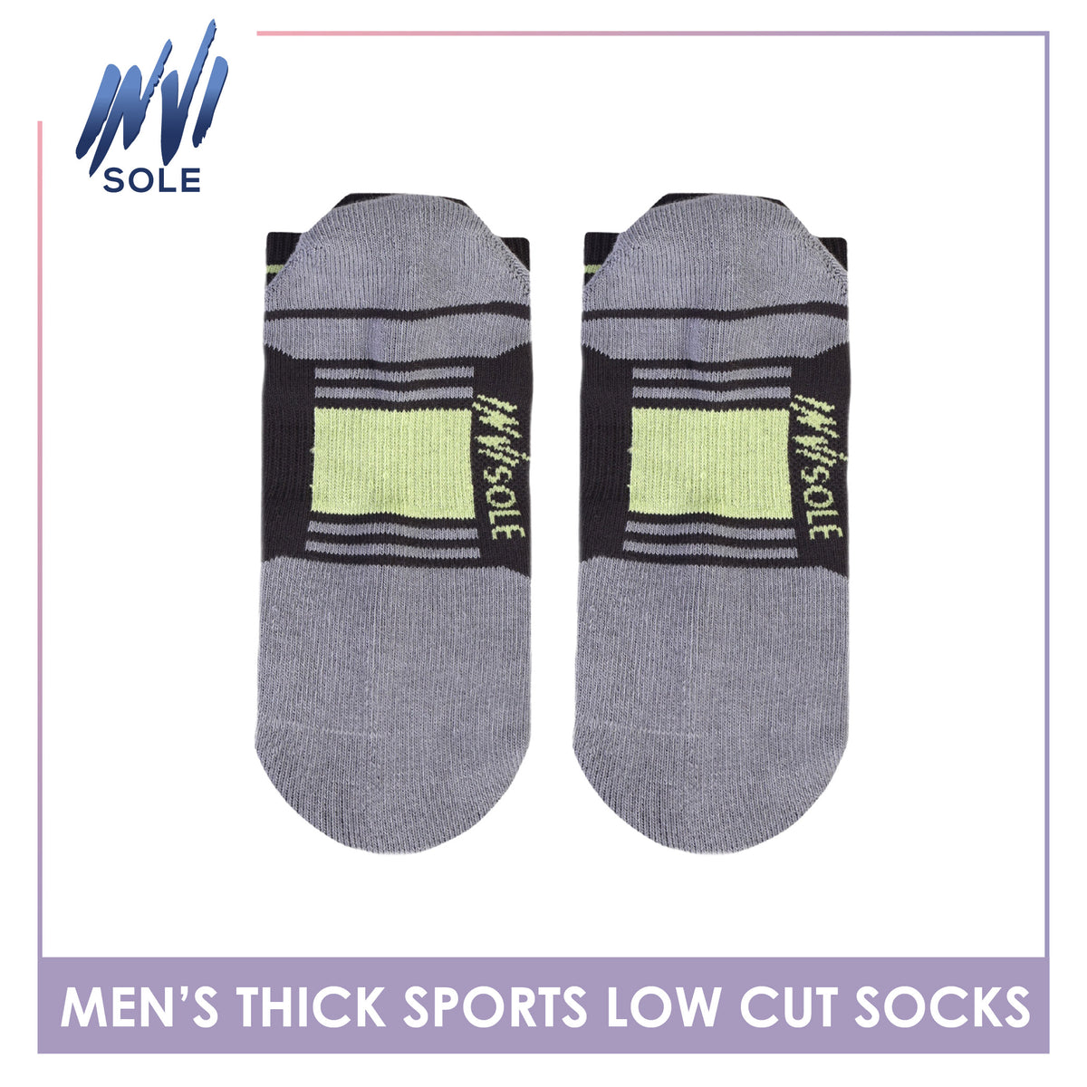 Burlington Invisole Men’s Thick Sports Low Cut Socks 1 pair XMVS611