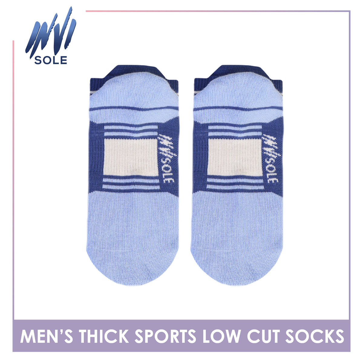 Burlington Invisole Men’s Thick Sports Low Cut Socks 1 pair XMVS611