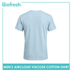 Biofresh Men's Antimicrobial Aircloud Viscose Cotton Roundneck Shirt 1 piece UMSPR531