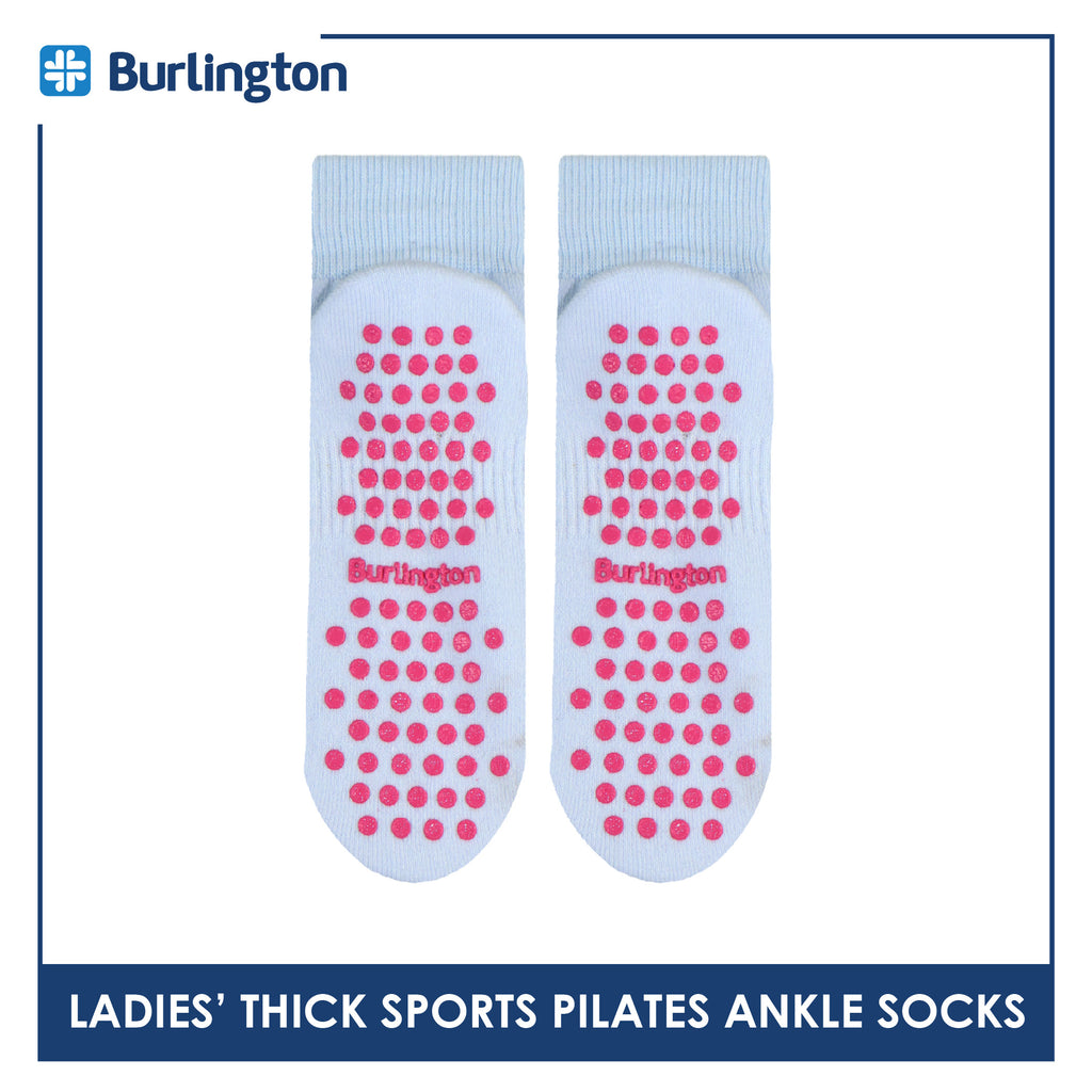 Burlington Ladies’ Pilates Thick Sports Ankle Socks 1 pair BLGS631