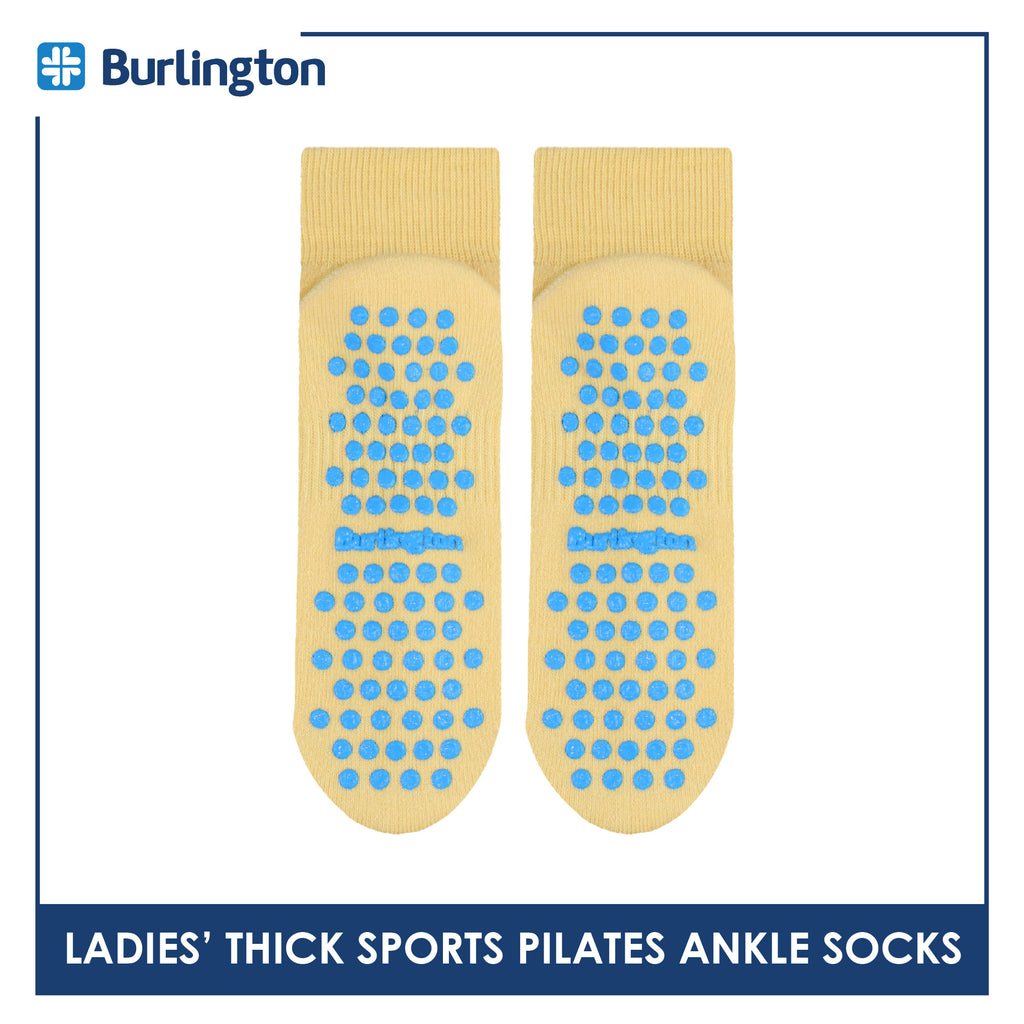 Burlington Ladies’ Pilates Thick Sports Ankle Socks 1 pair BLGS631