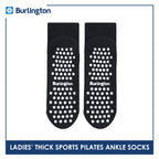 Burlington Ladies’ Pilates Thick Sports Ankle Socks 1 pair BLGS631
