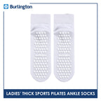 Burlington Ladies’ Pilates Thick Sports Ankle Socks 1 pair BLGS631