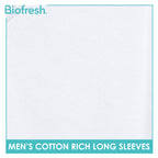 Biofresh Men's Antimicrobial Cotton Rich Long Sleeves 1 piece UMSRL621