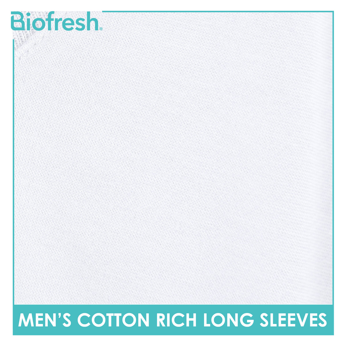 Biofresh Men's Antimicrobial Cotton Rich Long Sleeves 1 piece UMSRL621