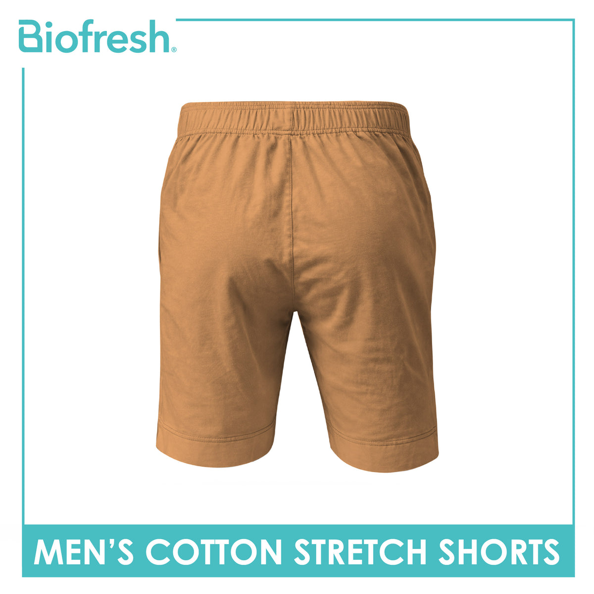 Biofresh Men's Antimicrobial Cotton Stretch Shorts 7” 1 piece UMLBX4401