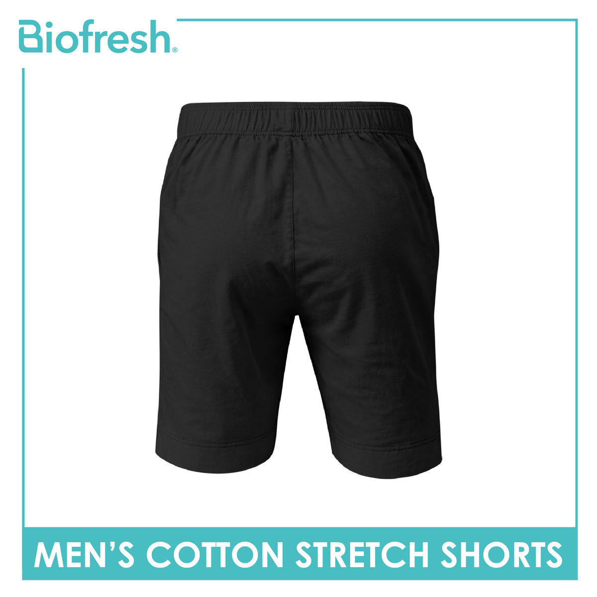 Biofresh Men's Antimicrobial Cotton Stretch Shorts 7” 1 piece UMLBX4401