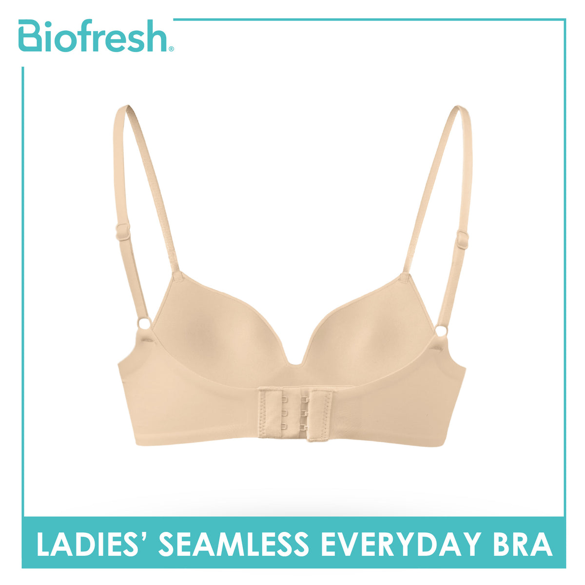 Biofresh Ladies’ Antimicrobial Seamless Everyday Bra 1 piece ULBR622