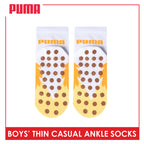 Puma Boys' Gripper Anti Slip Thin Casual Ankle Socks 1 pair PBCR631