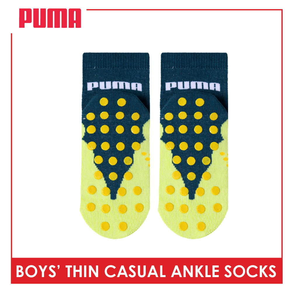 Puma Boys' Gripper Anti Slip Thin Casual Ankle Socks 1 pair PBCR631