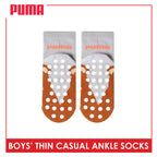 Puma Boys' Gripper Anti Slip Thin Casual Ankle Socks 1 pair PBCR631