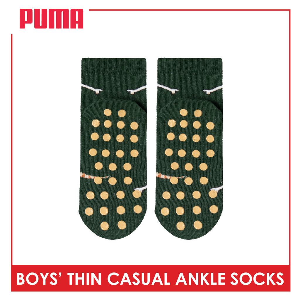 Puma Boys' Gripper Anti Slip Thin Casual Ankle Socks 1 pair PBCR632